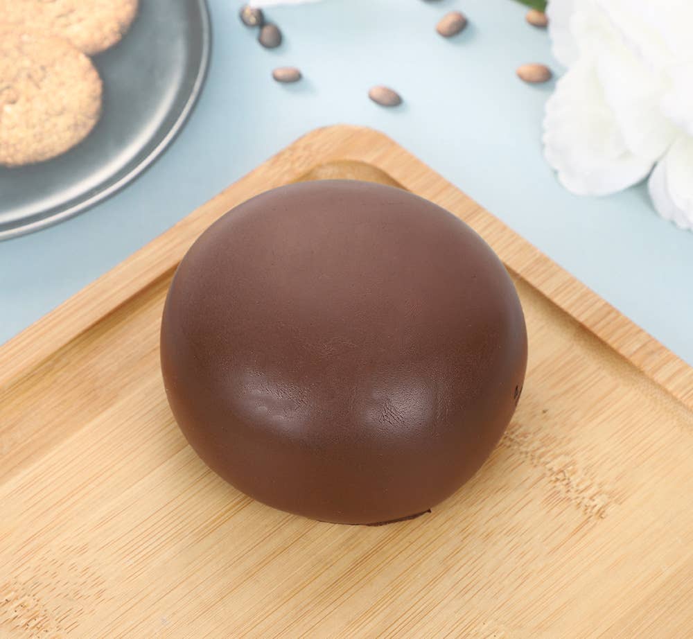 Milk Chocolate dumpling bun Squishy Squeeze Toy Fidget Toy