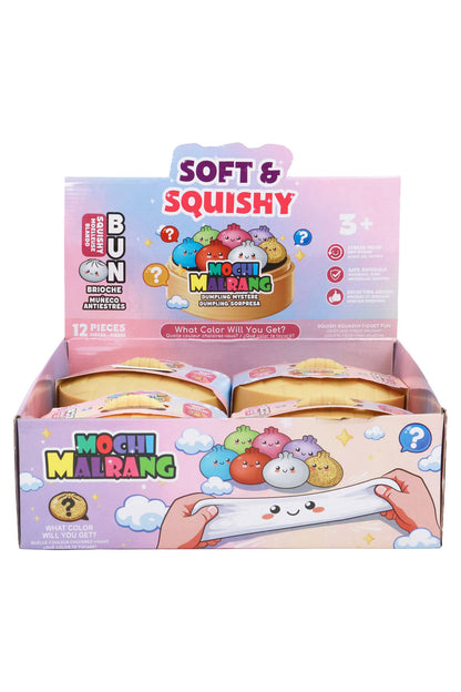 Jumbo Bao Bun Dumpling Soft Slime Filled Squishy - 5.5 Inch