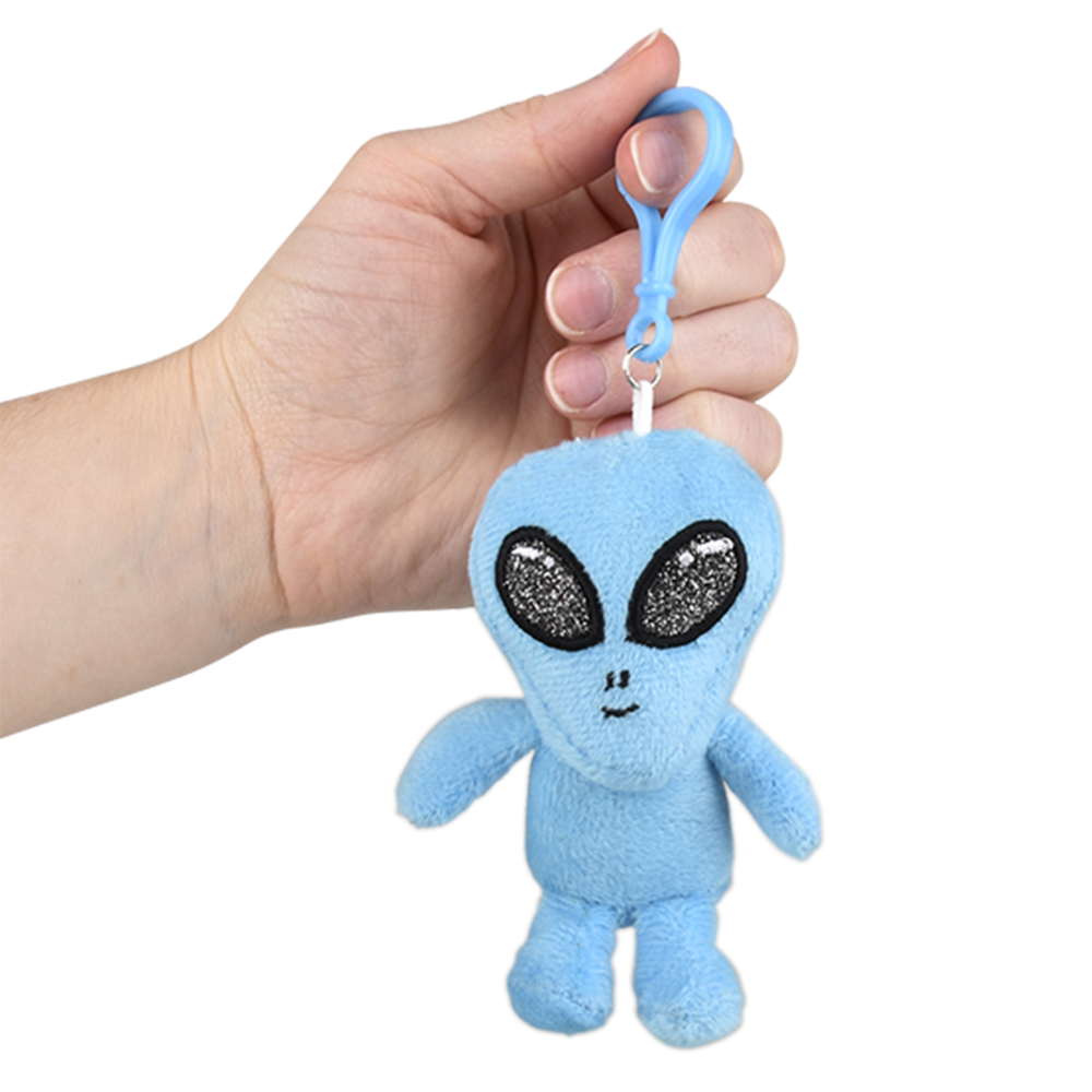 (T) 3" GALACTIC ALIEN BACKPACK CLIP