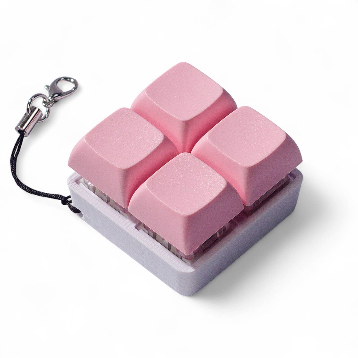 4 Key Square Mechanical Keyboard Fidget Keychain