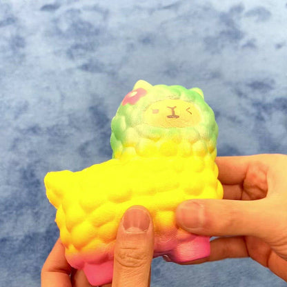 83238 Rainbow Llama Squishy