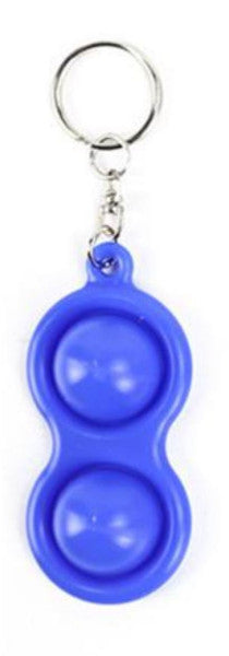 2 Button Keychain Blue-1