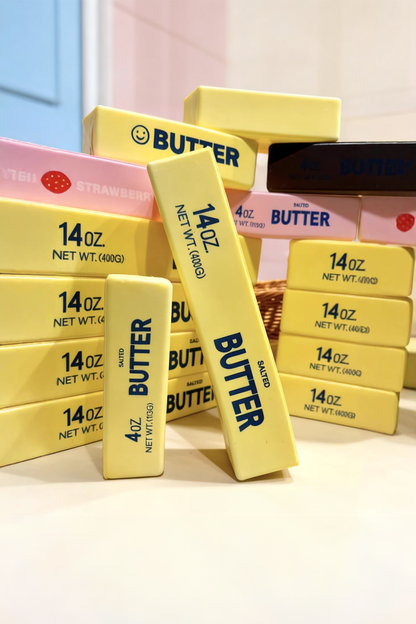 Slow Rising Stress Relief Sensory Butter Sticker Squishy Toy