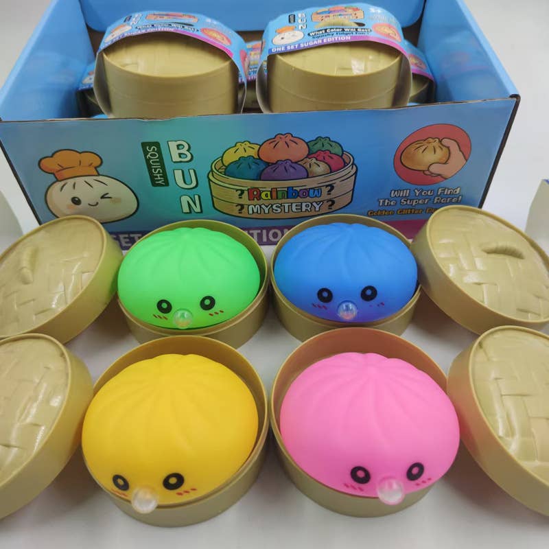 DUMPLINGS blow bubbles Squishy Squeeze Toy Fidget Toy