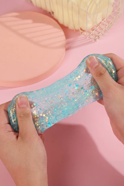 Glitter Seashell Slow Rising Squishy Stress Relief Toy
