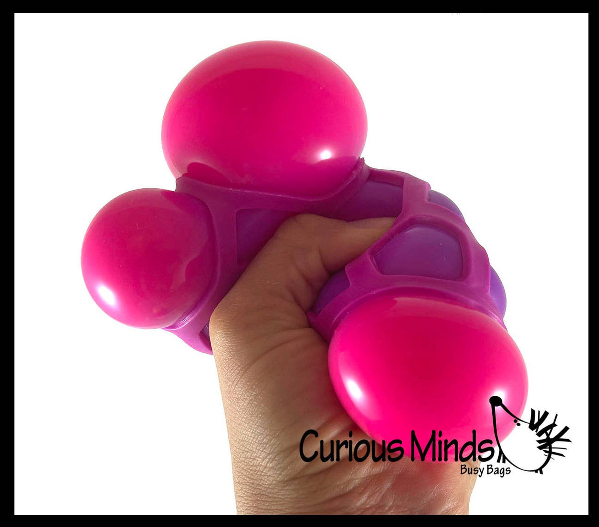 1 Honeycomb Color Changing Soft Doh Filled Stretch Ball with
