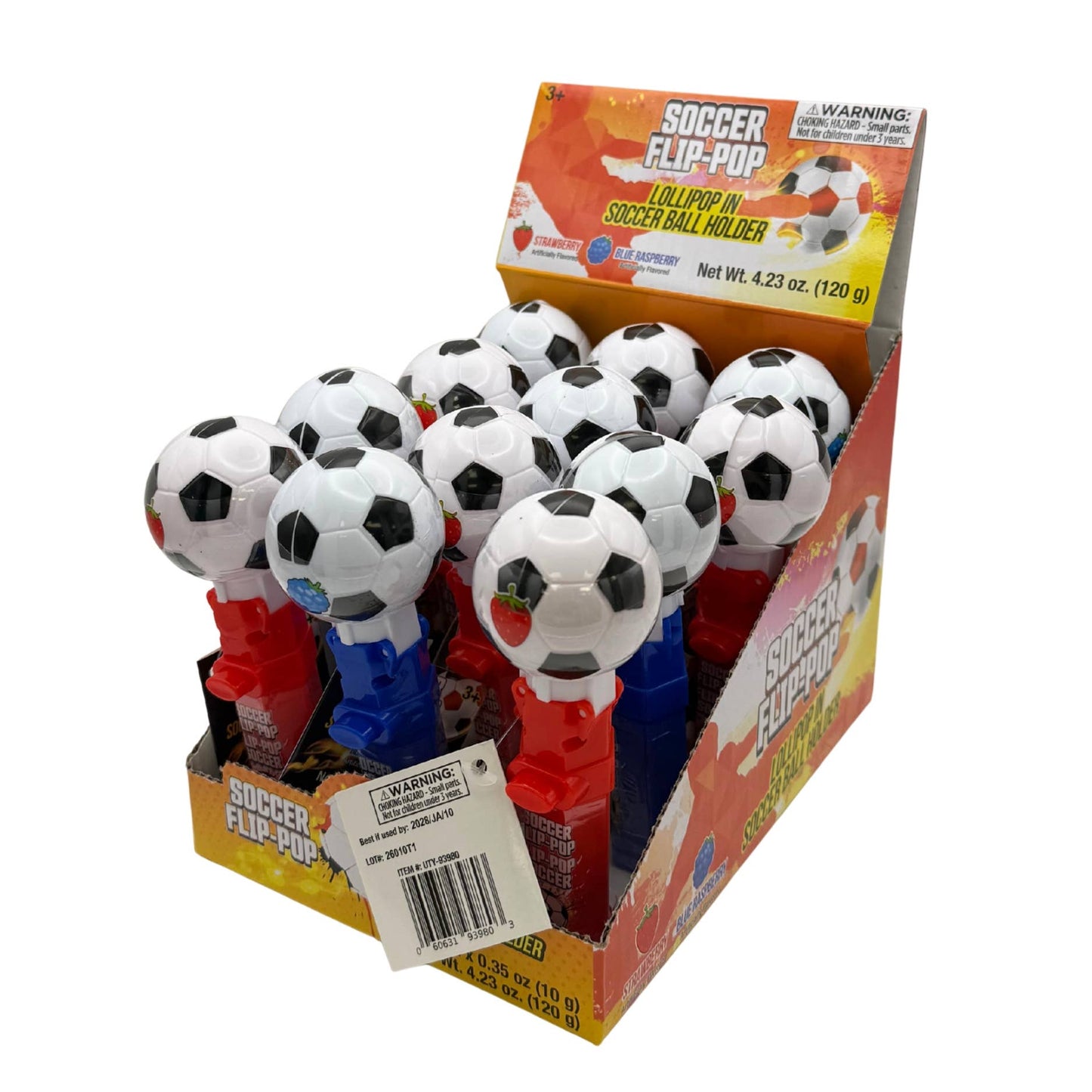 Soccer Ball Lollipop Flip Pop