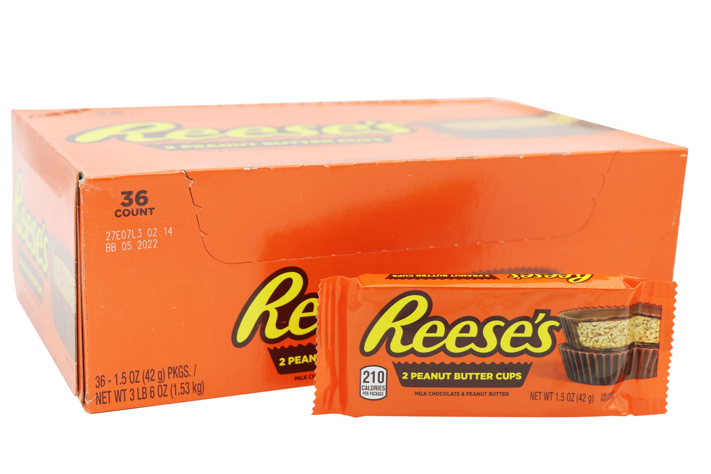 Reese's Peanut Butter Cups, 1.5oz, 36ct