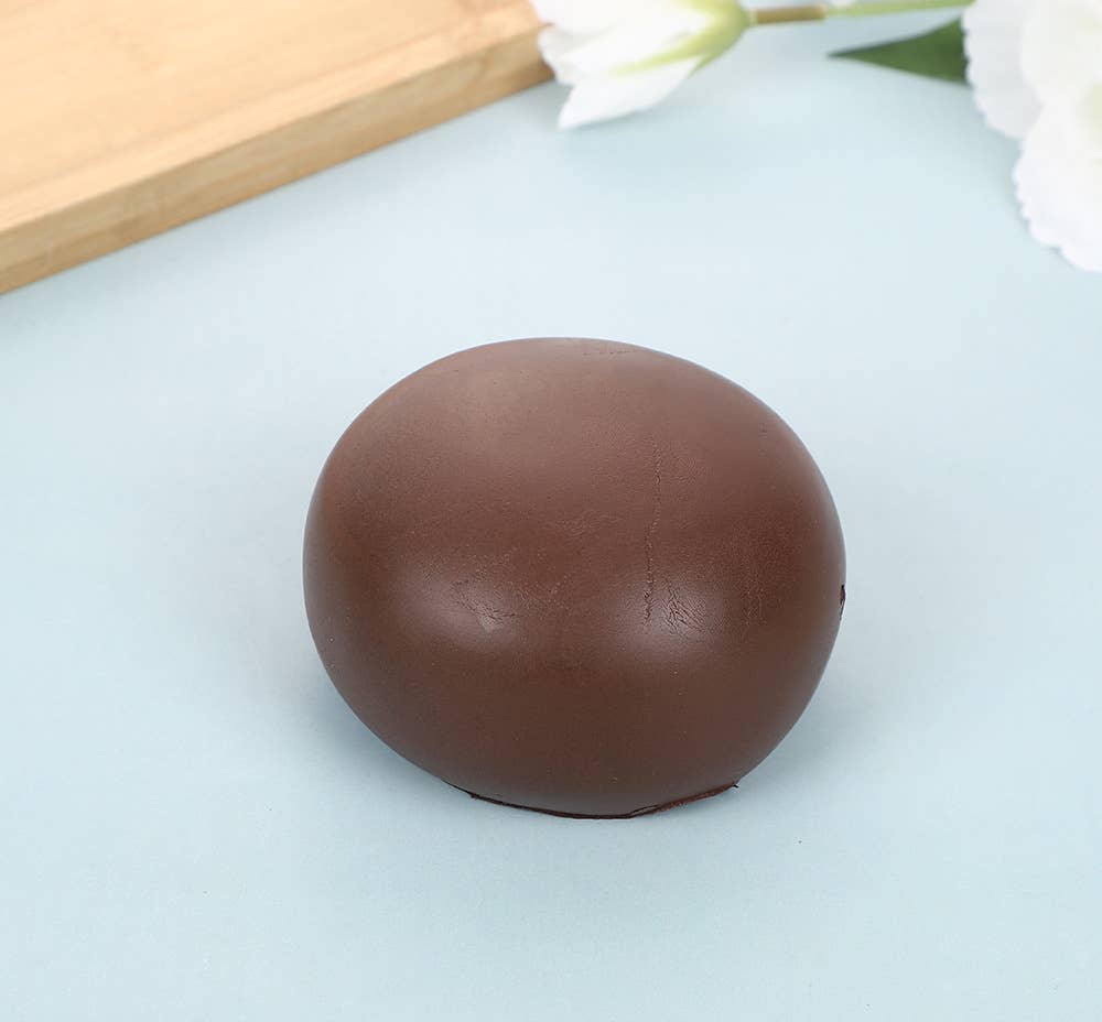Milk Chocolate dumpling bun Squishy Squeeze Toy Fidget Toy