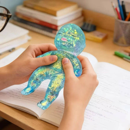 Stress Relief -Glitter Baby Squishy Fidget Toy