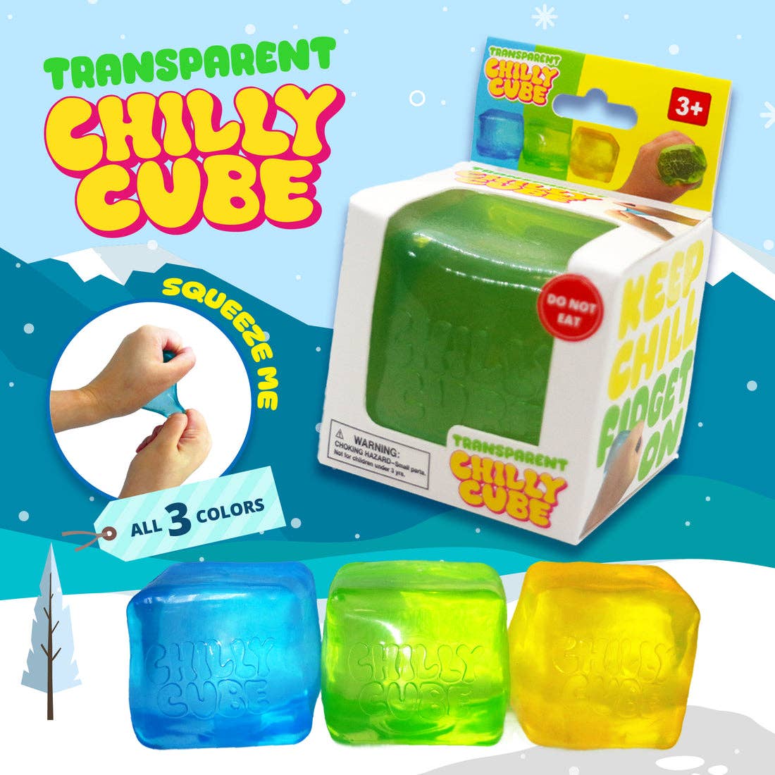 Transparent Chilly Cube