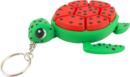 Turtle Fidget Clickers Keychains