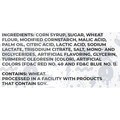 Sour Strips Rainbow 3.4oz Peg Bag, 12ct