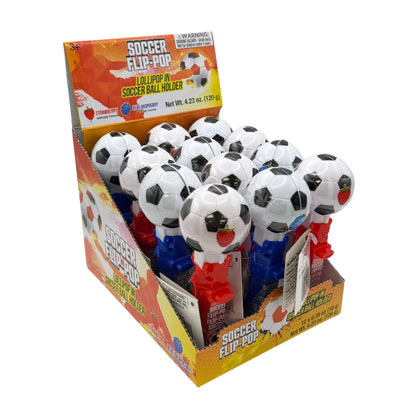 Soccer Ball Lollipop Flip Pop