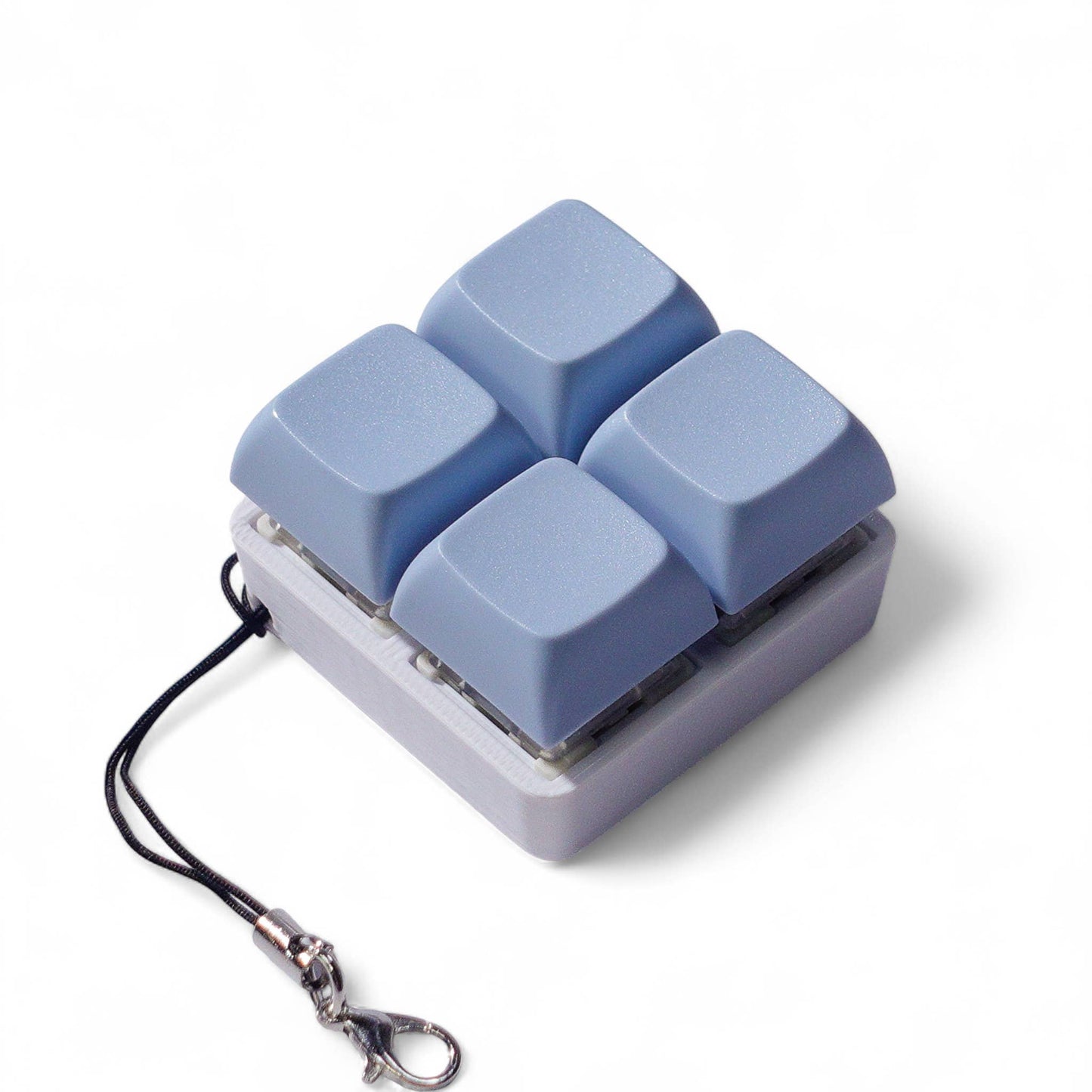 4 Key Square Mechanical Keyboard Fidget Keychain