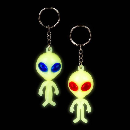 GID VINYL ALIEN KEYCHAIN