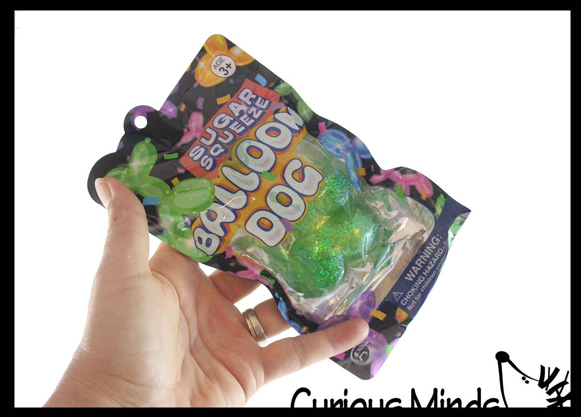 1 Sugar Balloon Dog Ball Bag - Thick Glue/Gel Syrup Molasses