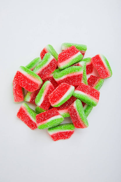 Sour Watermelon Slices — 4oz Chewy Candy, Spanish Import