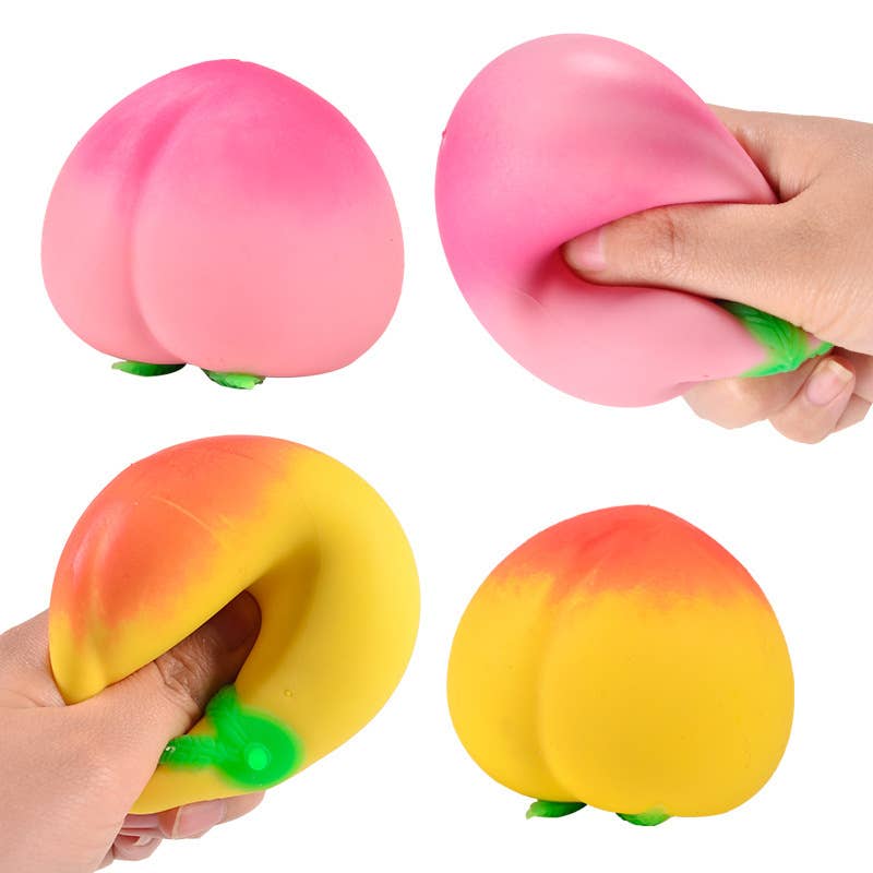 Sweet peach Squishy Squeeze Toy Fidget Toy
