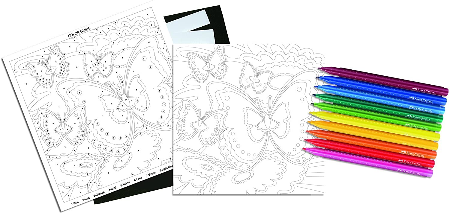 Color by Number Bloomin B-1