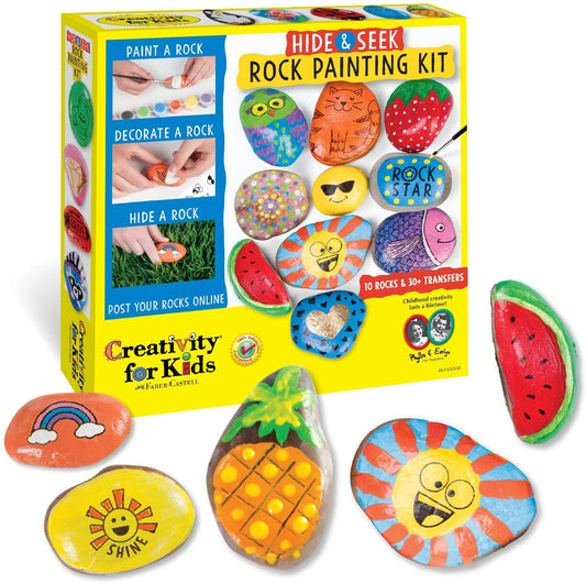 Hide & Seek Rock Painting-1