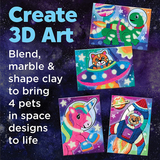 Coloring Clay Pet Space-1
