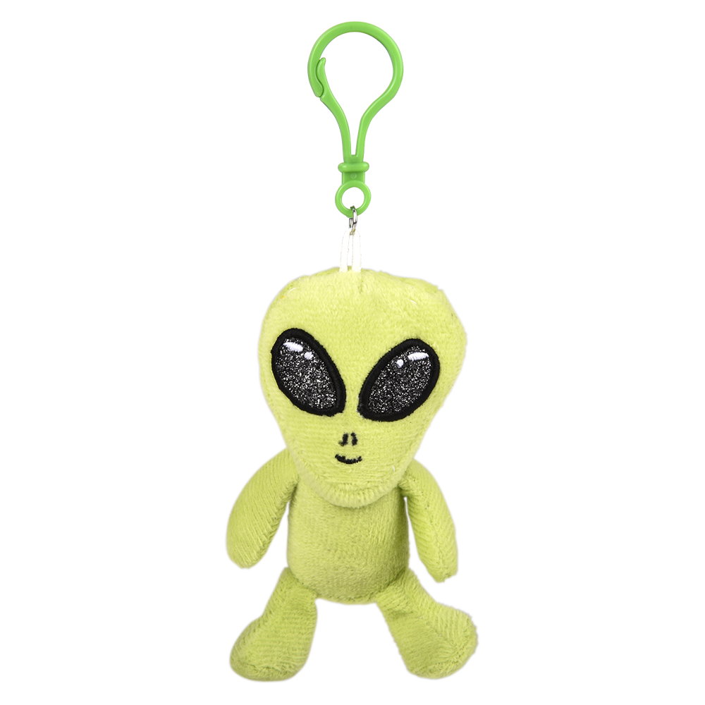 (T) 3" GALACTIC ALIEN BACKPACK CLIP