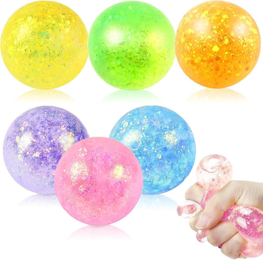 Maltose Stress Relief Ball glitter squishy toy-random color