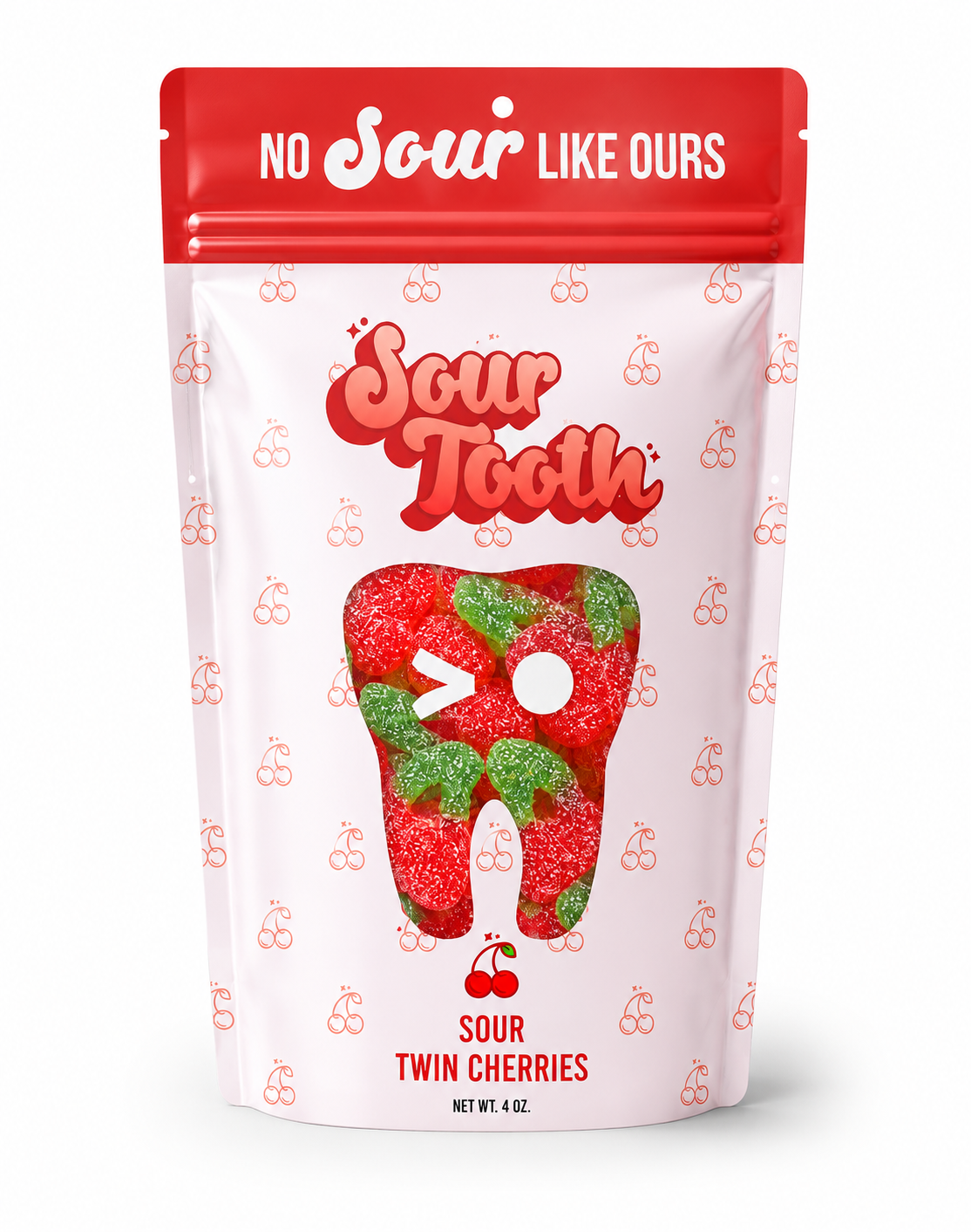 Sour Twin Cherries Fruit Gummies — 4oz, Spanish Import