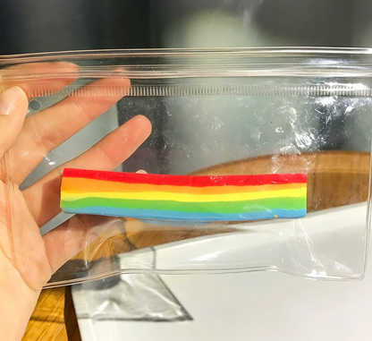 Rainbow Sour Sanded Candy Squishy Toy squeeze fidget toy