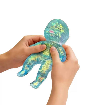 Stress Relief -Glitter Baby Squishy Fidget Toy