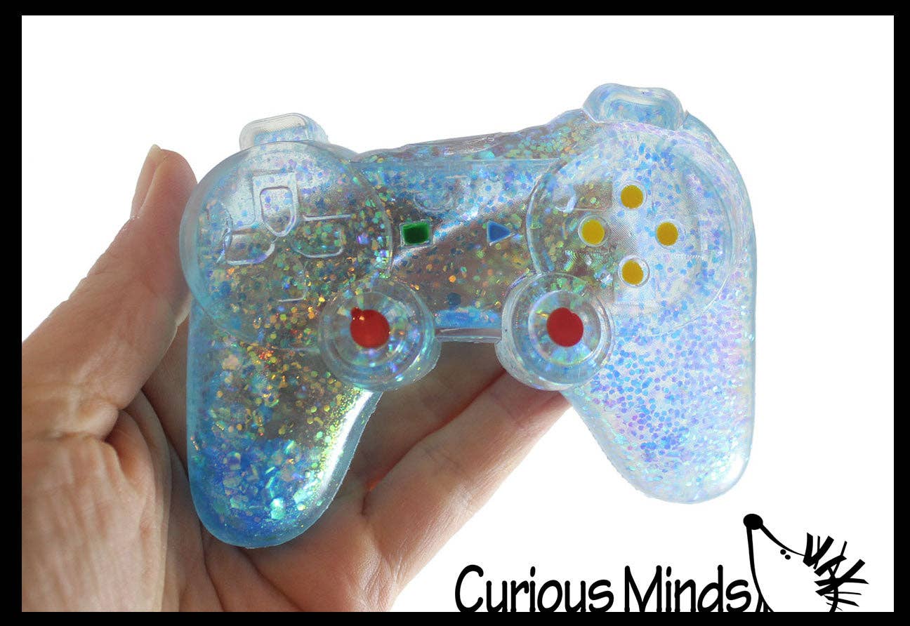 1 Large 4" Video Game Controller Shaped Ball -Thick Glue/Gel