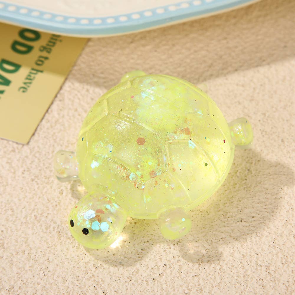 Cute Glitter turtle Squishy Squeeze Toy Fidget Toy
