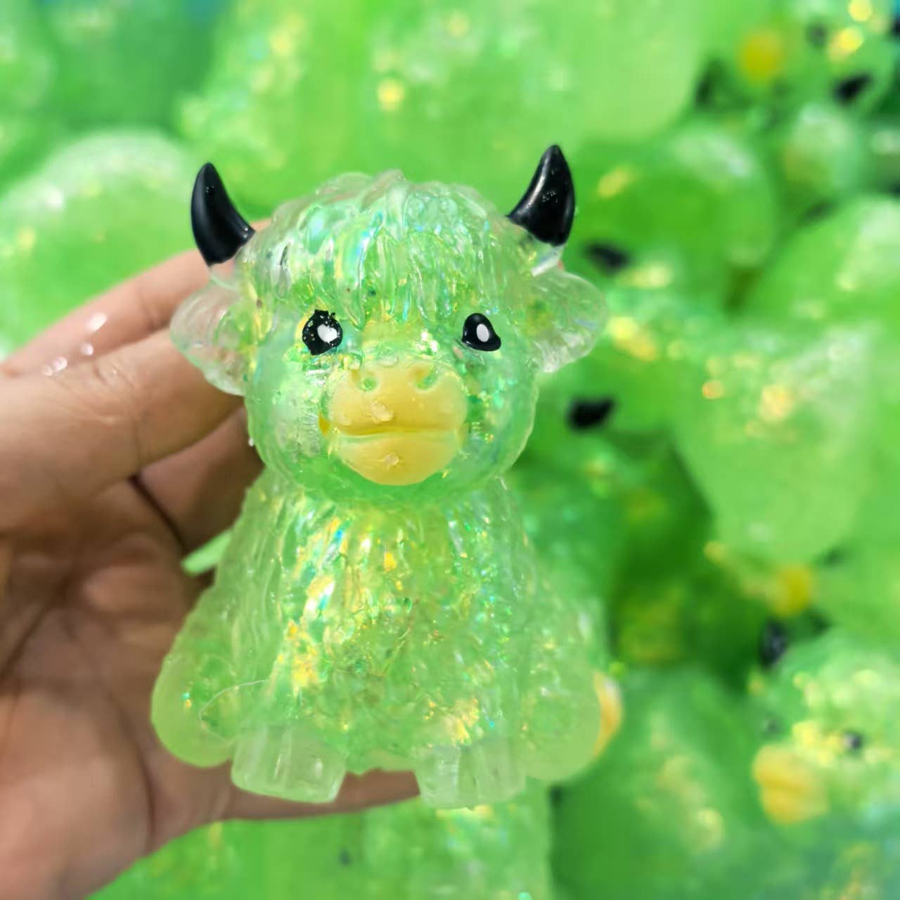 Maltose Cute Highland cow Yak squishy toy