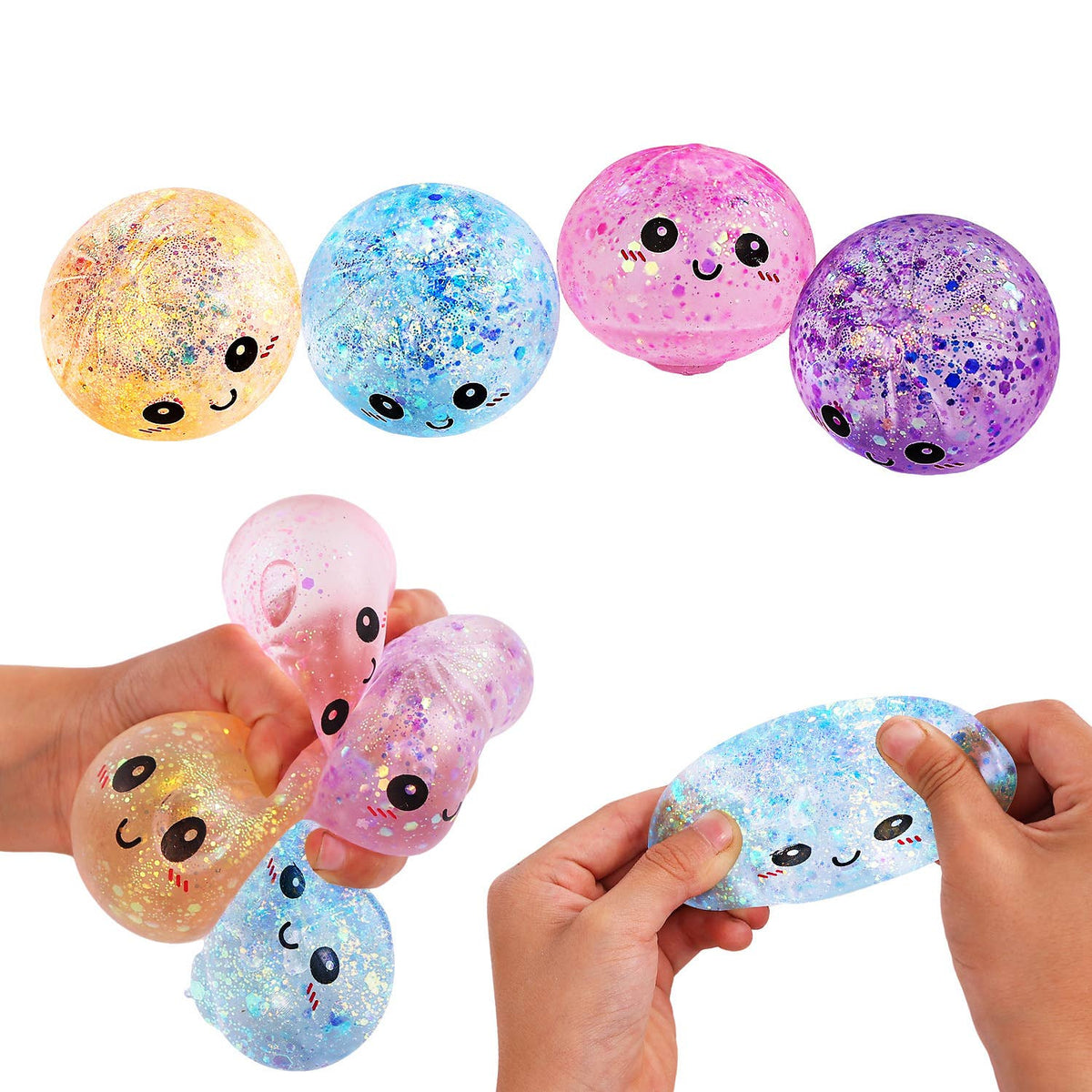 Dumpling Squishy Toy - Sensory Fidget Toy Squeeze Toy