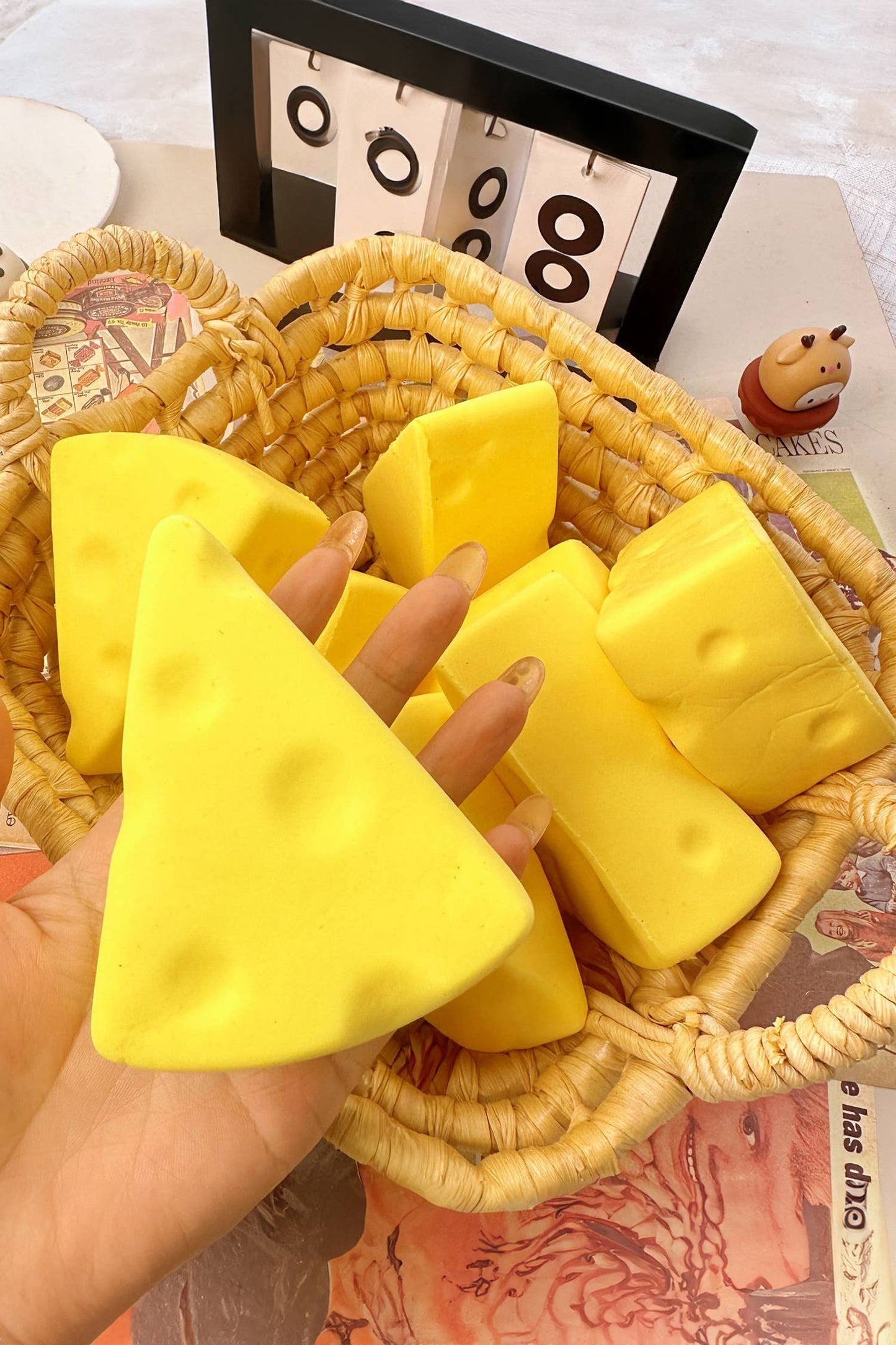 Slow Rising Stress Relief Sensory Butter Sticker Squishy Toy