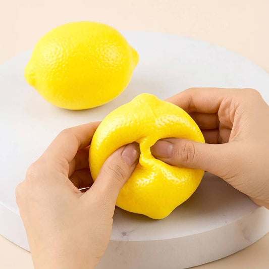 12PCS - Lemon Slice Squishy Stress Relief Toy