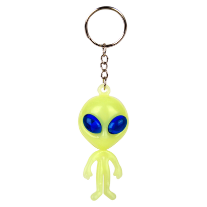 GID VINYL ALIEN KEYCHAIN