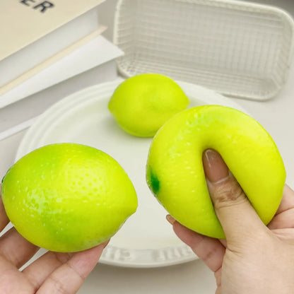 Realistic Lemon Squishy Stress Relief Toy