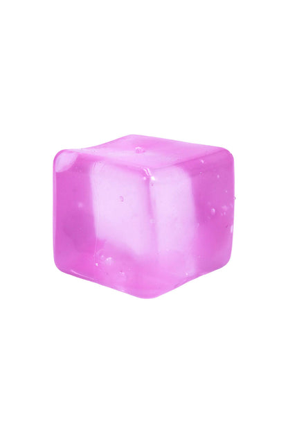 Clear Colorful Cube Maltose Putty Filled Squishy - OPP Bag