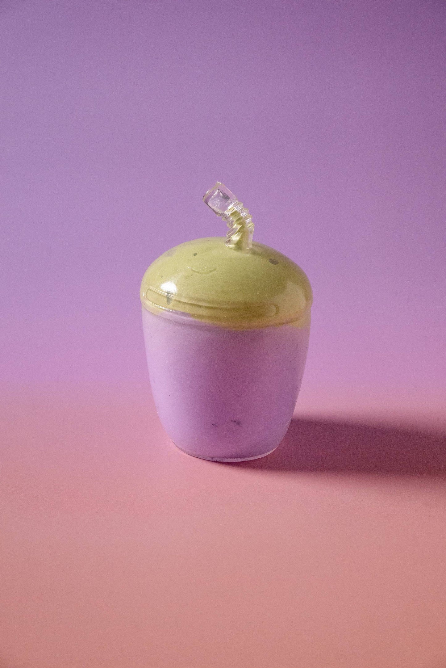 Ube Matcha Latte (F)