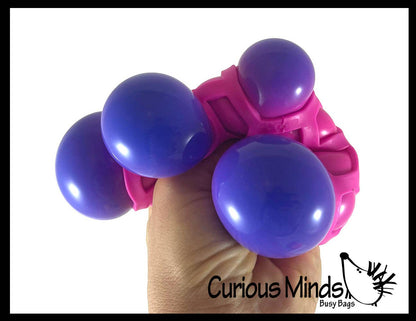 1 Honeycomb Color Changing Soft Doh Filled Stretch Ball with