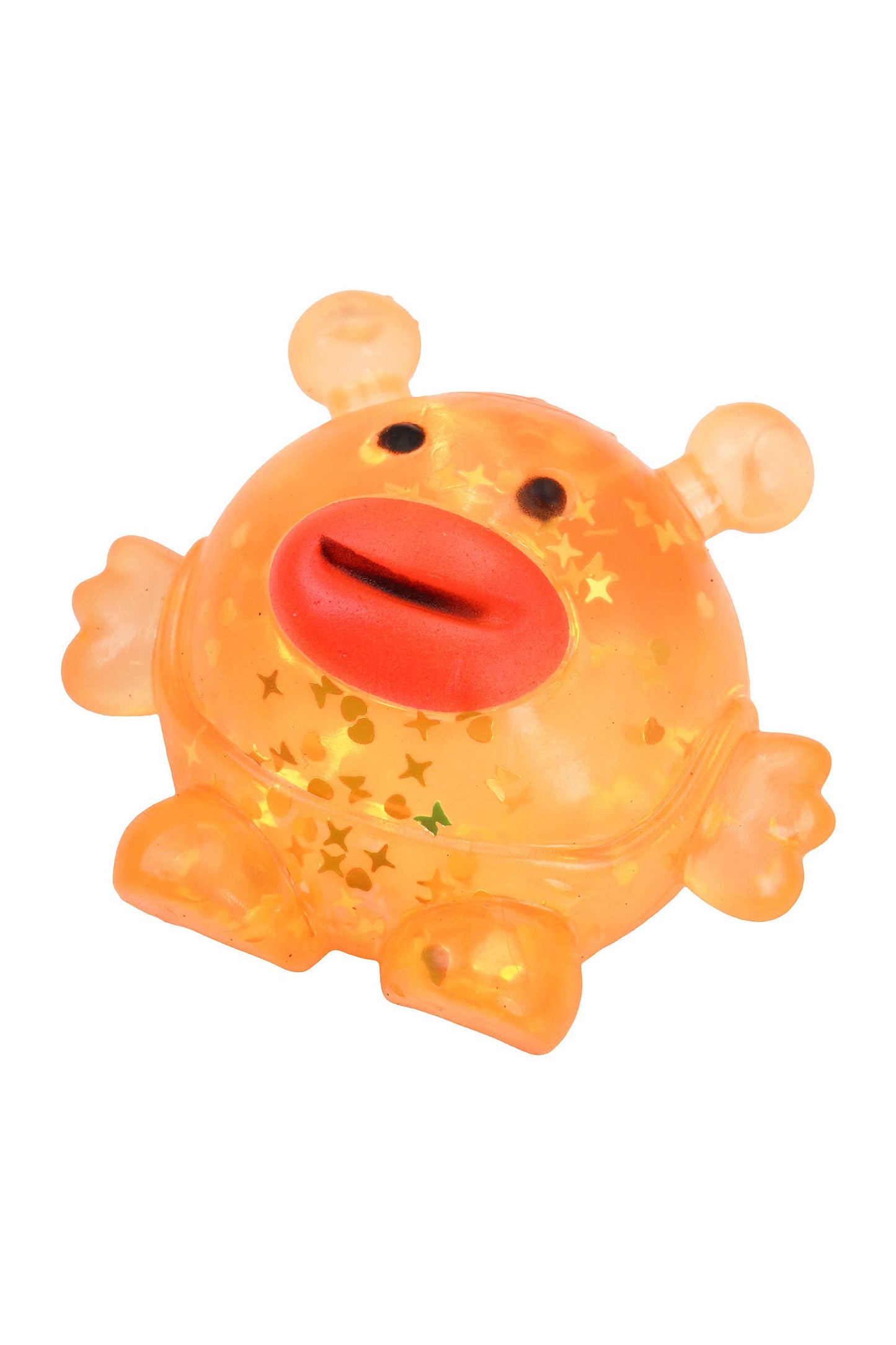 Round Monster Glittery Maltose Putty Filled Squishy Bag