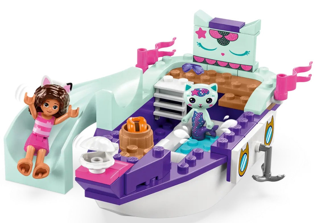 Gabby's Dollhouse Gabby and Mercats Ship & Spa-2