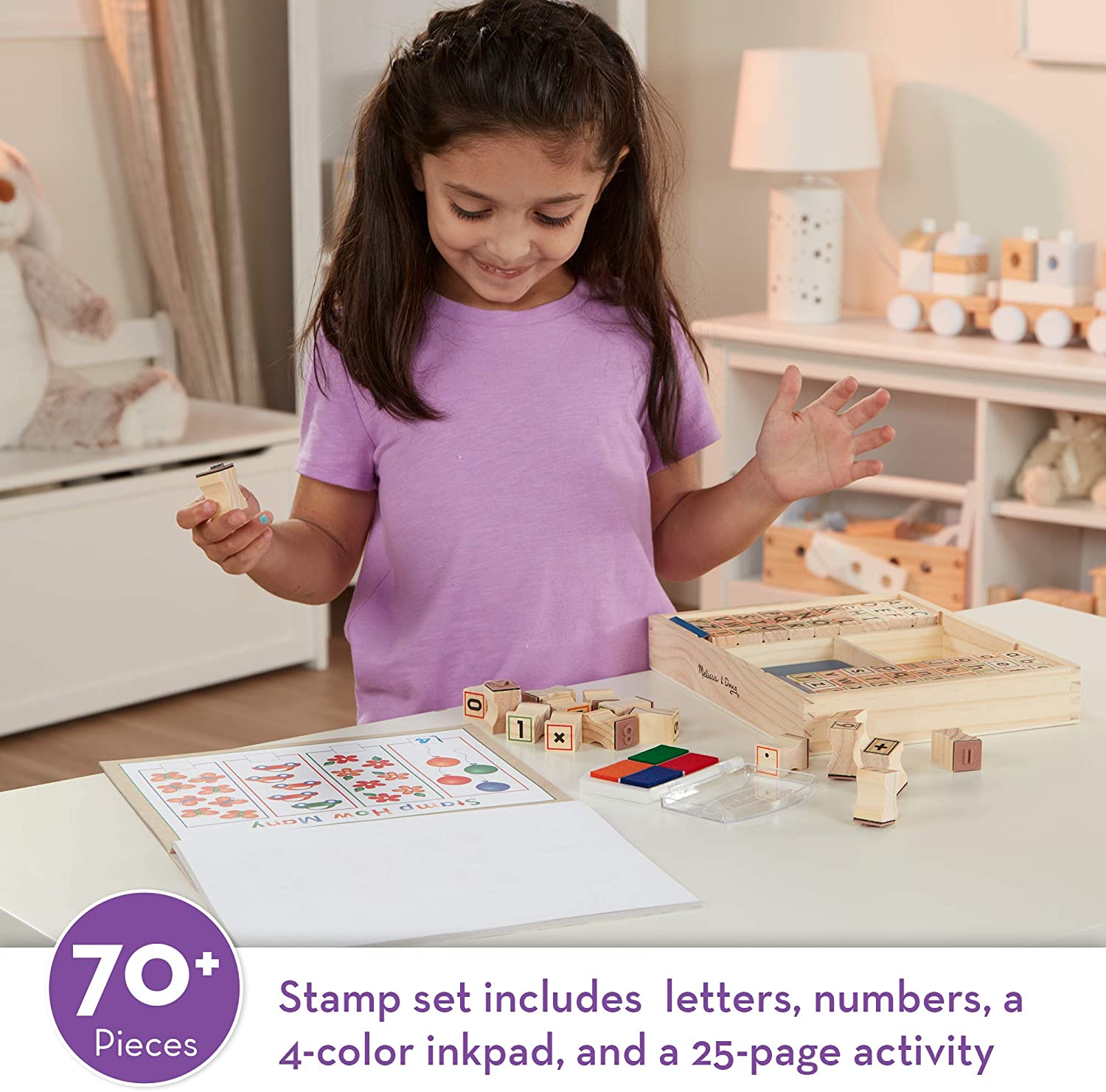 Wooden Abc Activity Stamp