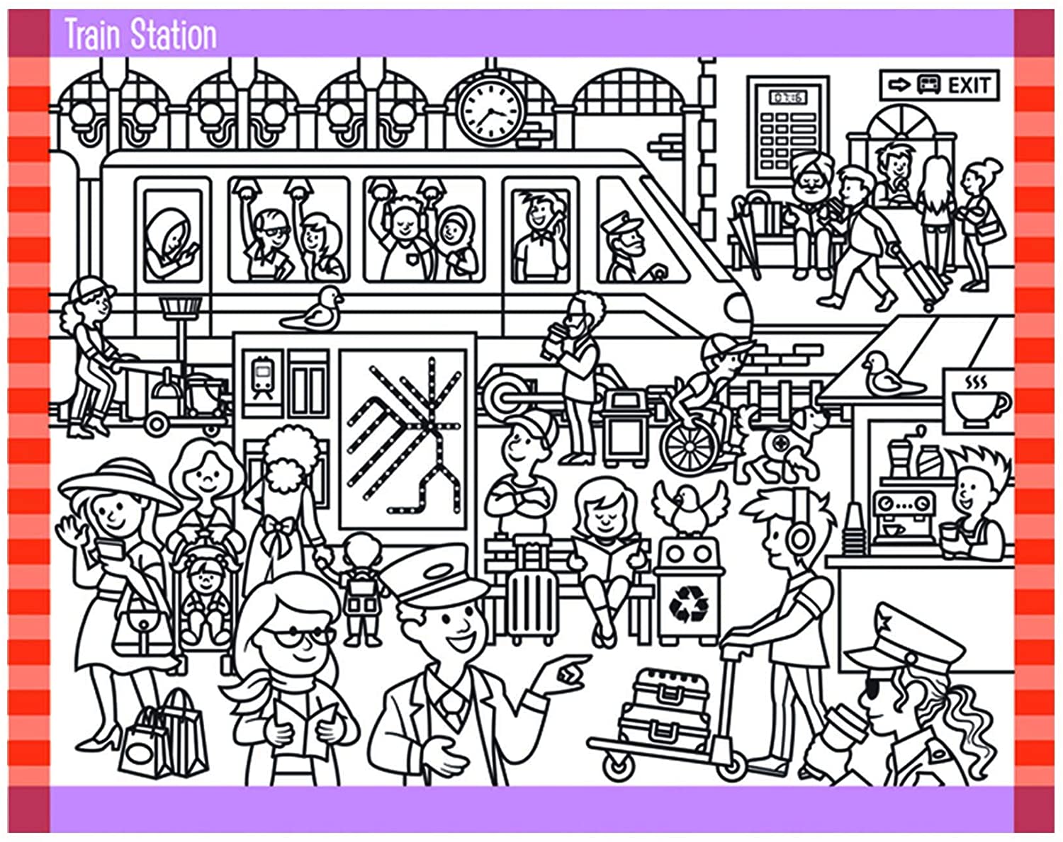 Around Town Sticker Pad-4