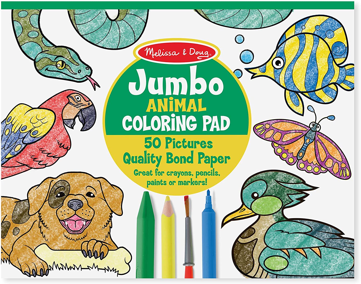 Jumbo Coloring Pad Animal-1