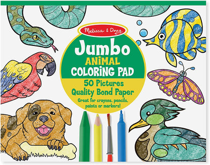 Jumbo Coloring Pad Animal-1