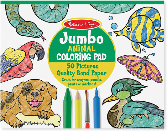 Jumbo Coloring Pad Animal-1