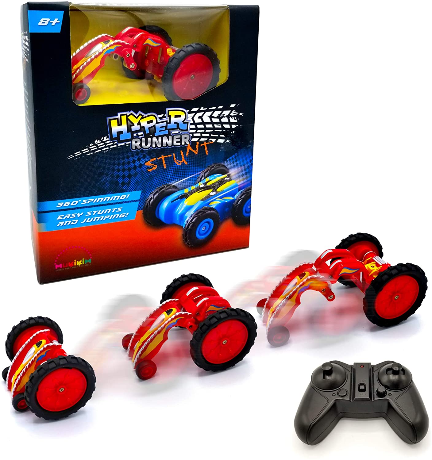 Hyper Runner Red Stunt RC Car-4